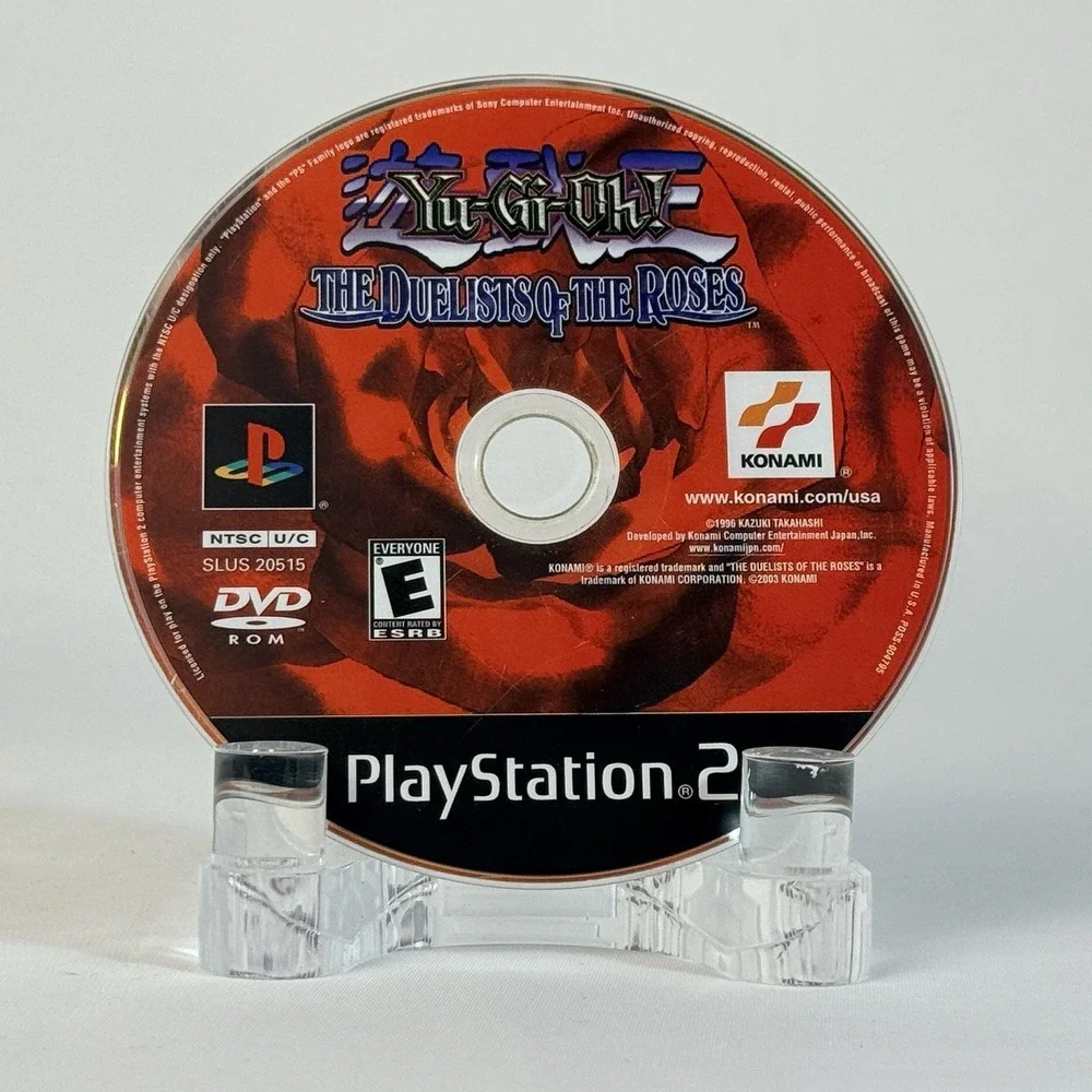 Yu-Gi-Oh The Duelists of the Roses Sony PS2 PlayStation 2 Black Label Disc Only